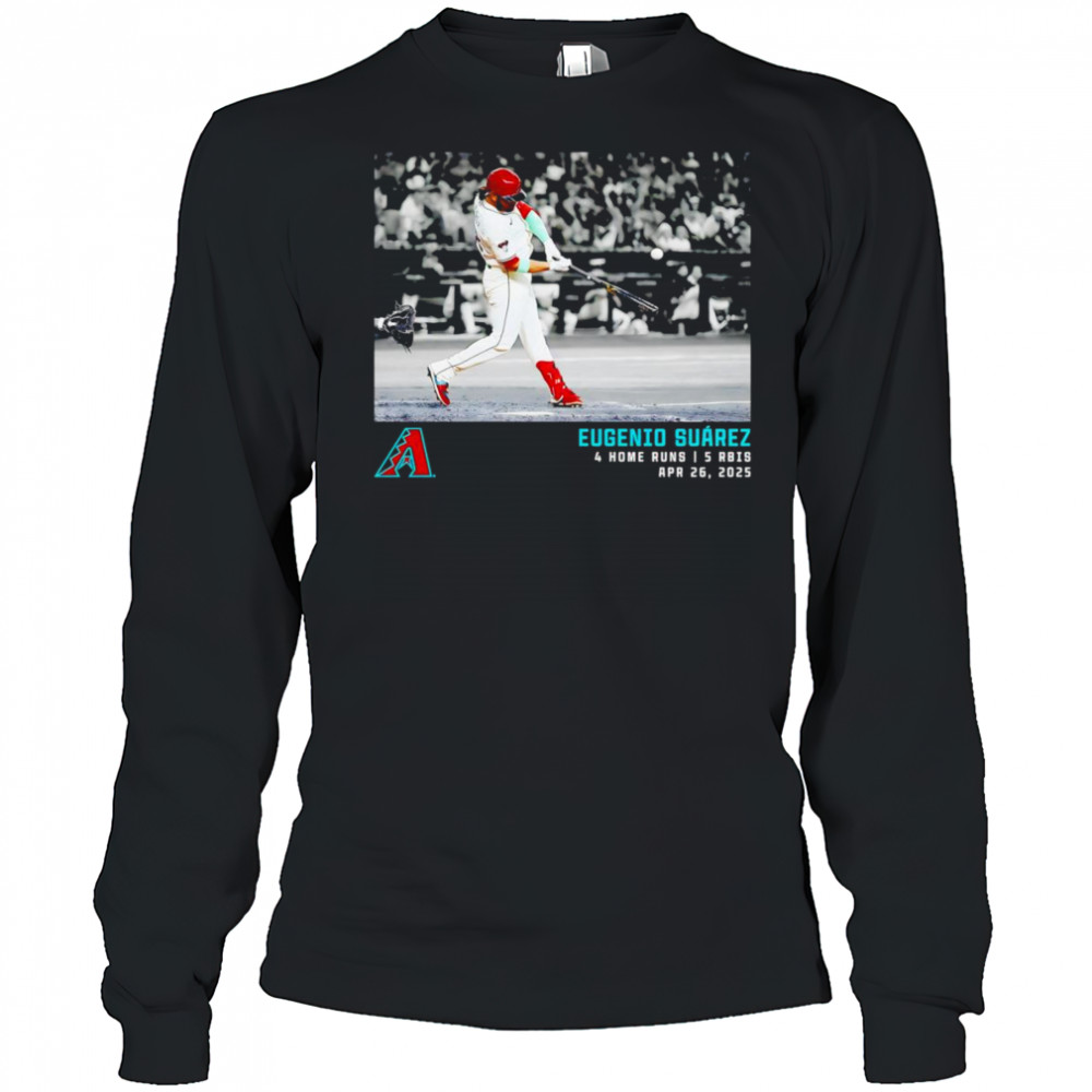 Eugenio Suárez Arizona Diamondbacks Micro Moments shirt Long Sleeved