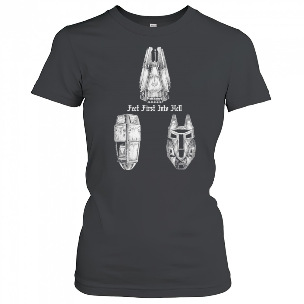 Feet First Into Hell Drop Pods Threat Llama T-shirt Women's T-shirt