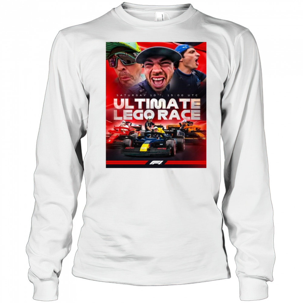 Formula 1 Ultimate Lego Race Saturday 10th 2025 UTC t-shirt Long Sleeved