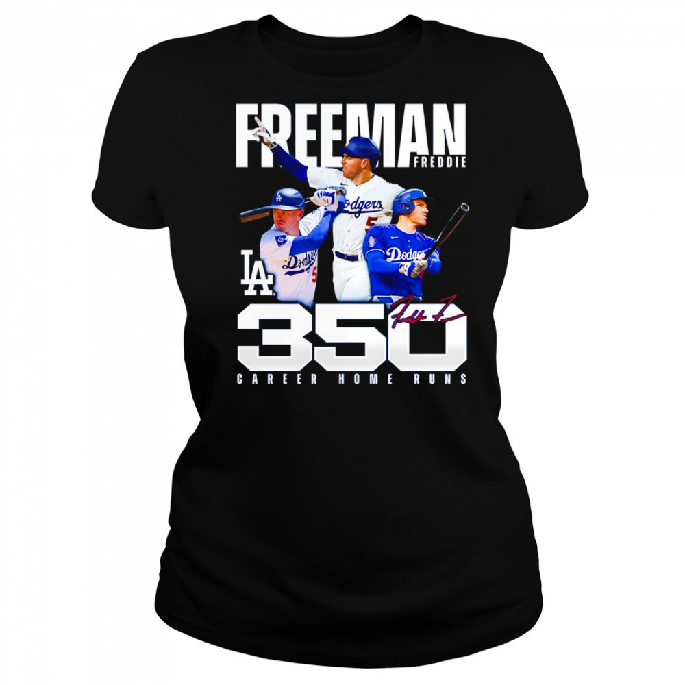 Freddie Freeman Los Angeles Dodgers 350 Career Home Runs shirt Women's T-shirt