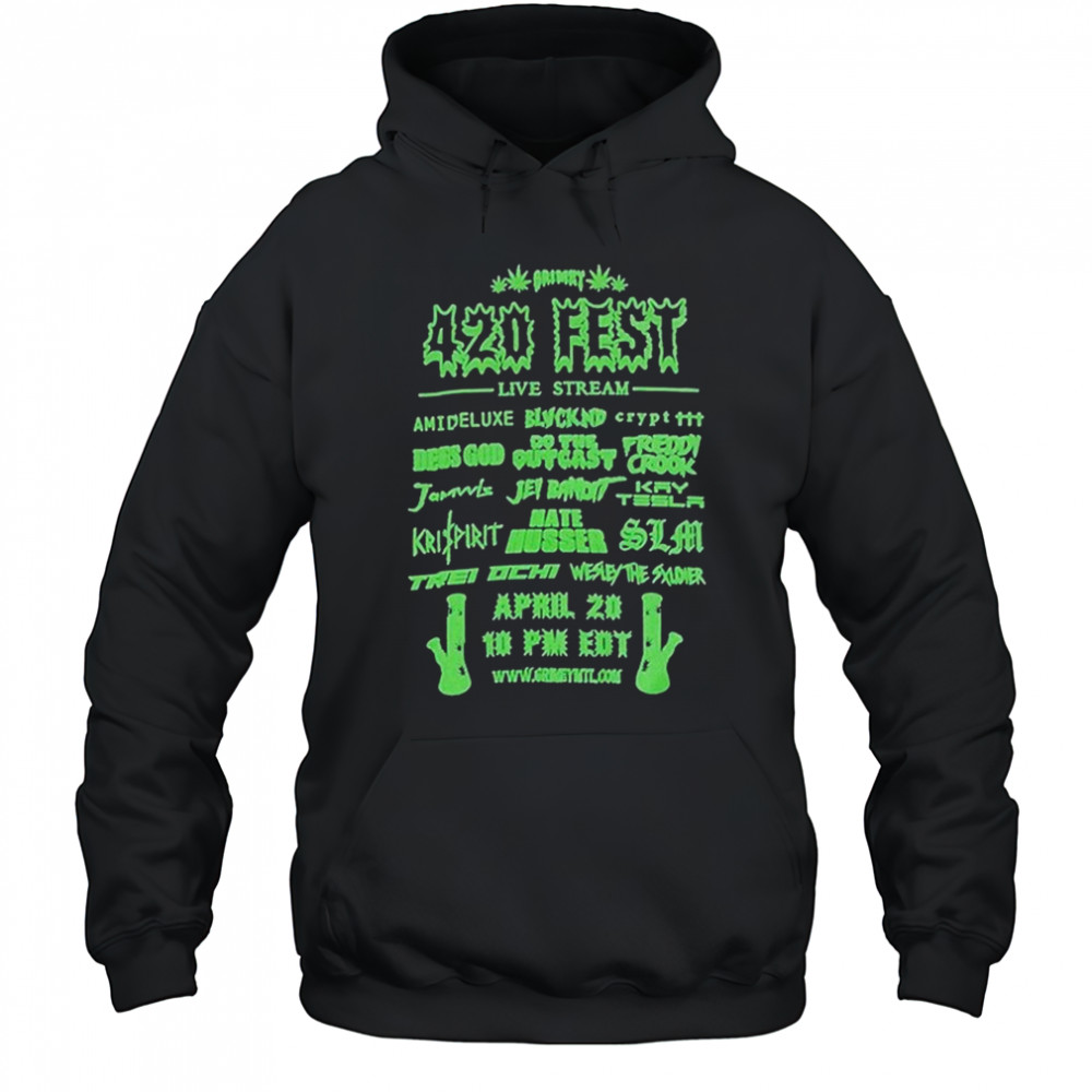 Grimey 420 Fest T-shirt Hoodie