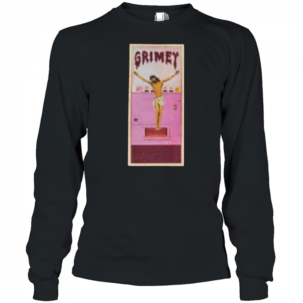 Grimey Jesus Dispenser T-shirt Long Sleeved