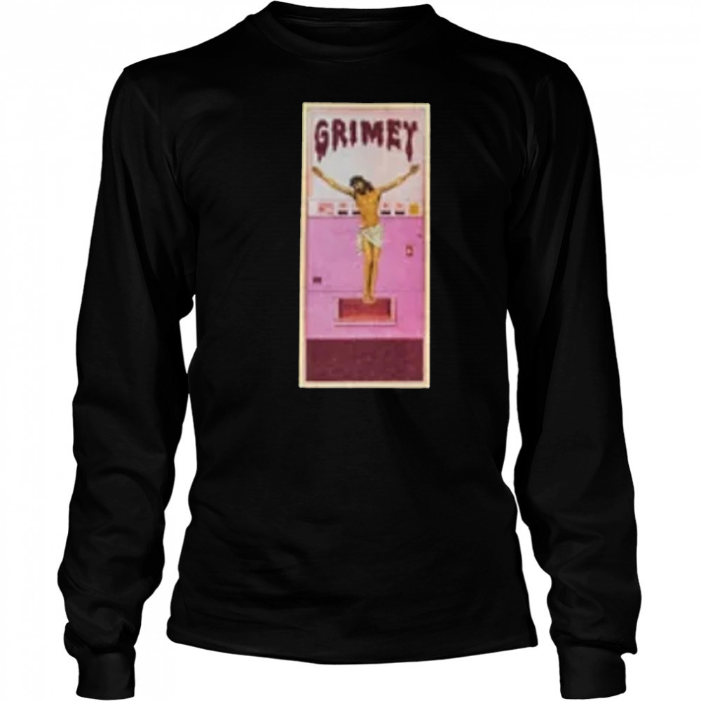 Grimey Jesus Dispenser T-shirt Long Sleeved