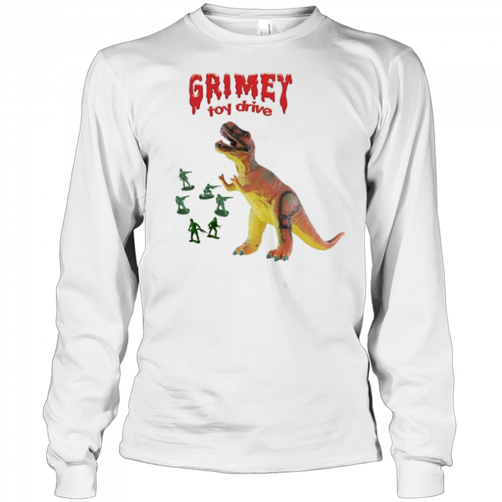 Grimey Toy Drive Dinosaur T-shirt Long Sleeved