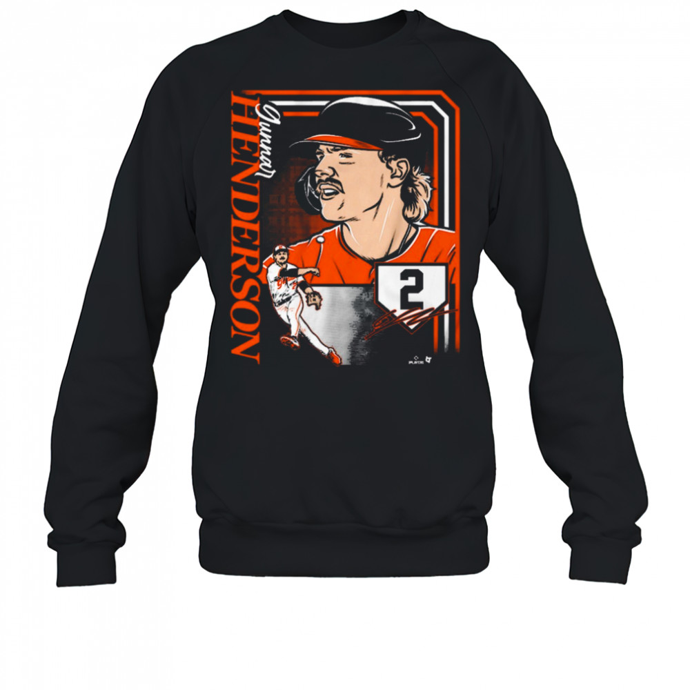 Gunnar Henderson 2 Collage Frame Baltimore Orioles MLB Signature t-shirt Sweatshirt