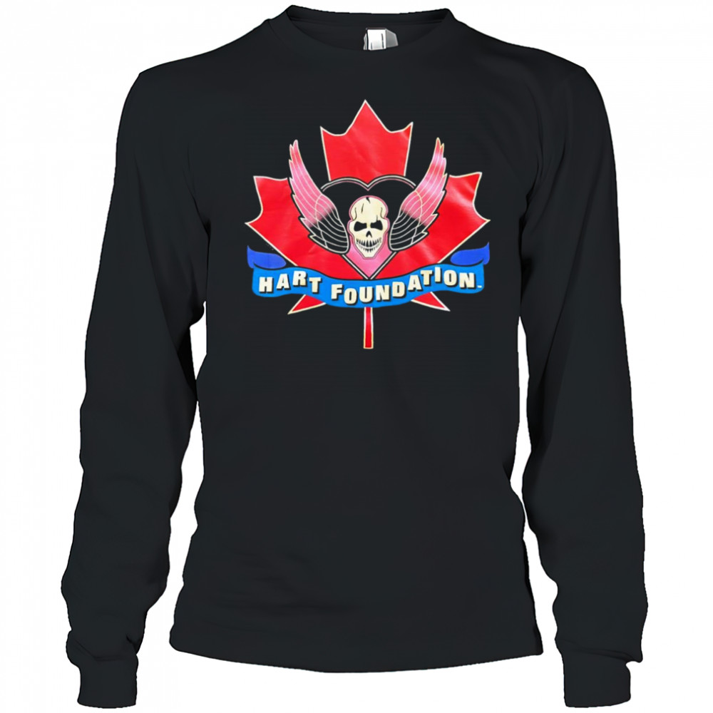 Hart Foundation WWE Raw shirt Long Sleeved