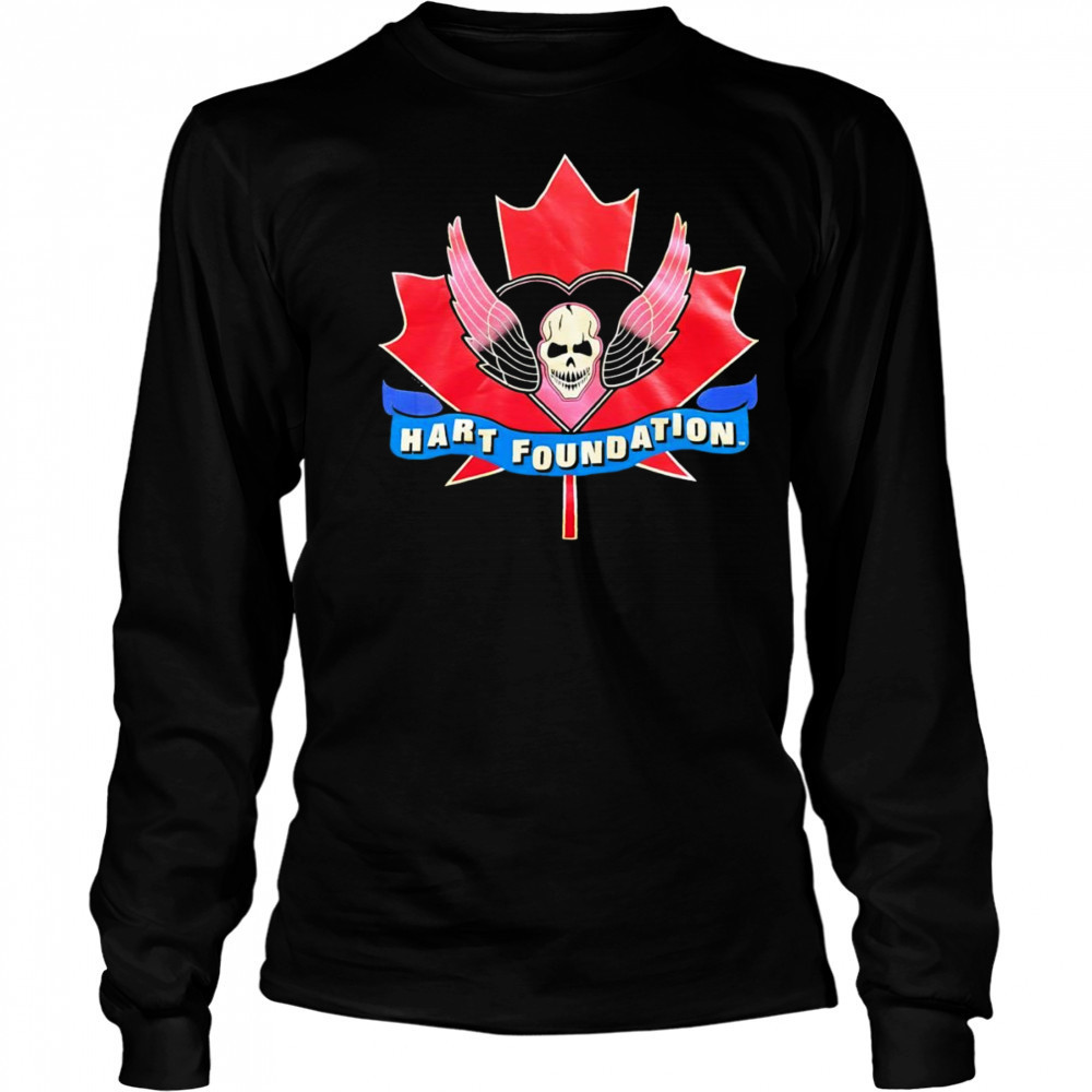 Hart Foundation WWE Raw shirt Long Sleeved