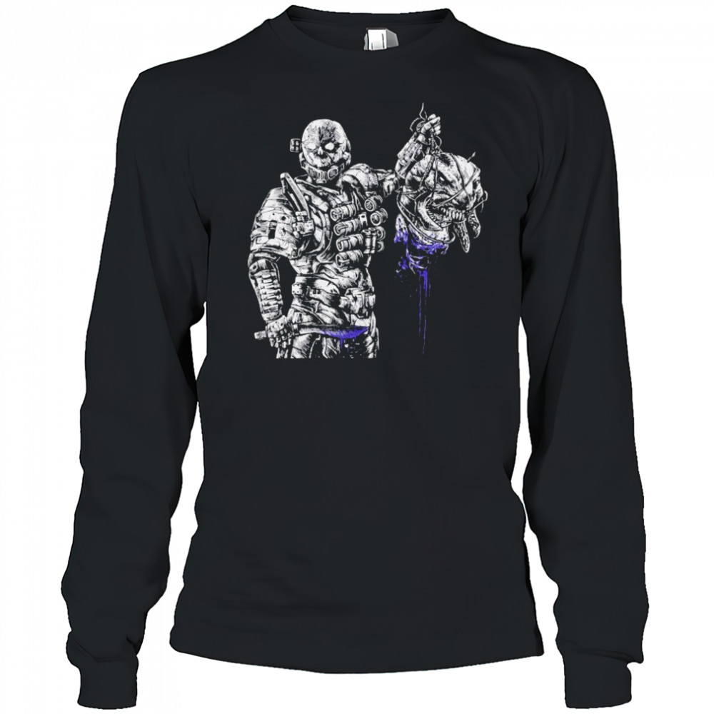 Head Hunter Threat Llama T-shirt Long Sleeved