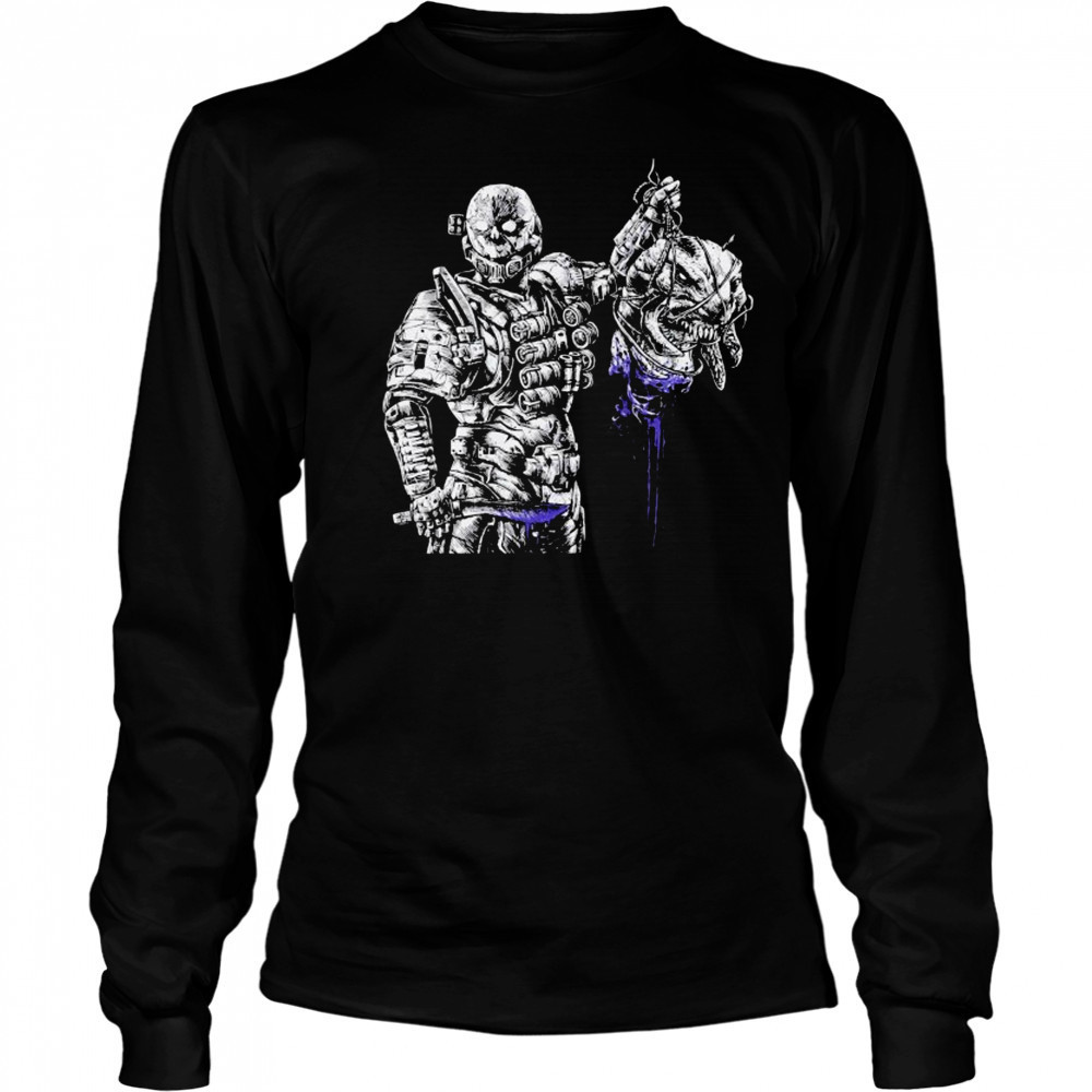 Head Hunter Threat Llama T-shirt Long Sleeved