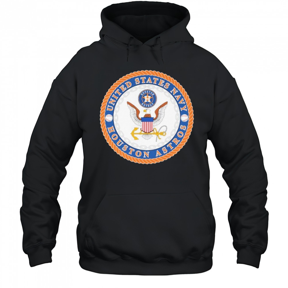 Houston Astros United States Navy T-shirt Hoodie