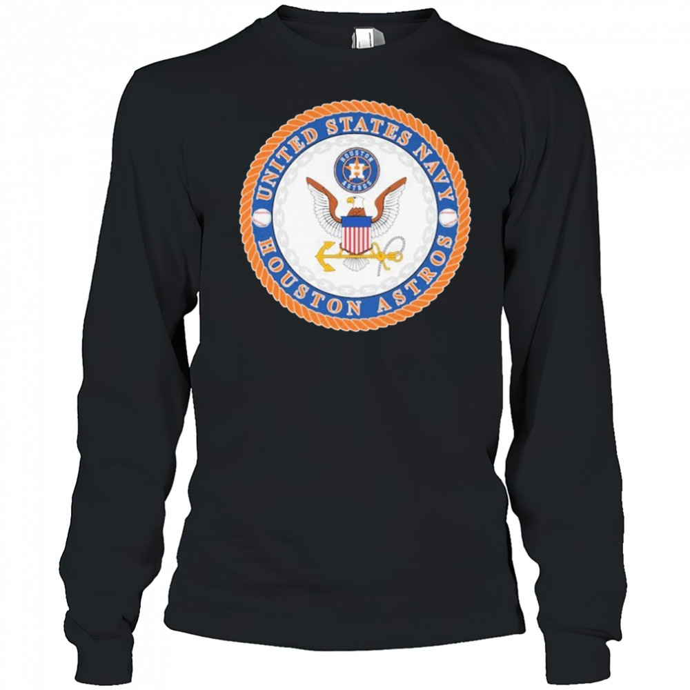 Houston Astros United States Navy T-shirt Long Sleeved
