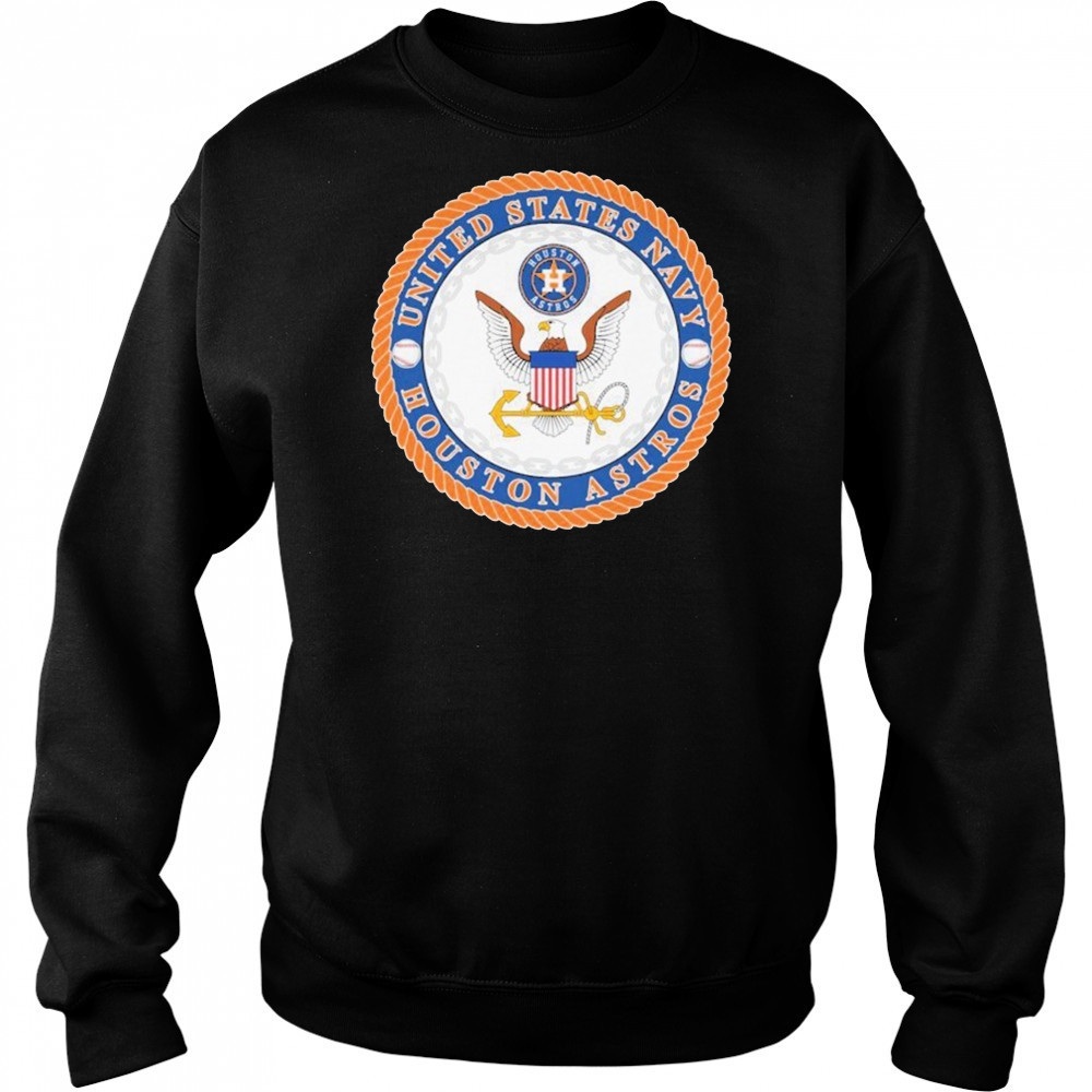 Houston Astros United States Navy T-shirt Hoodie