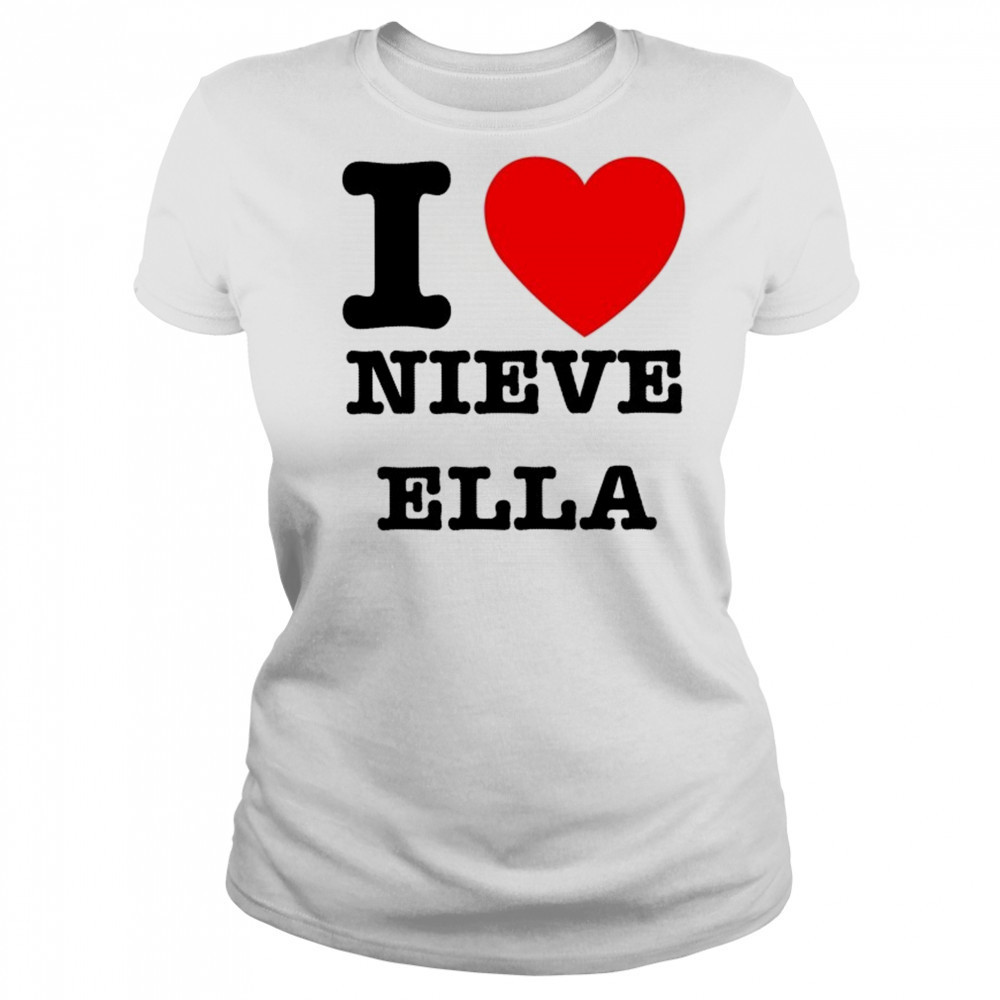 I Love Nieve Ella T-shirt Women's T-shirt