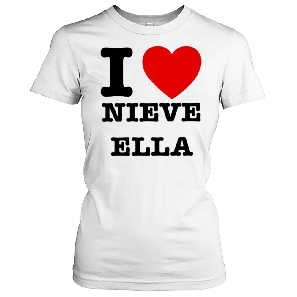 I Love Nieve Ella T-shirt Women's T-shirt