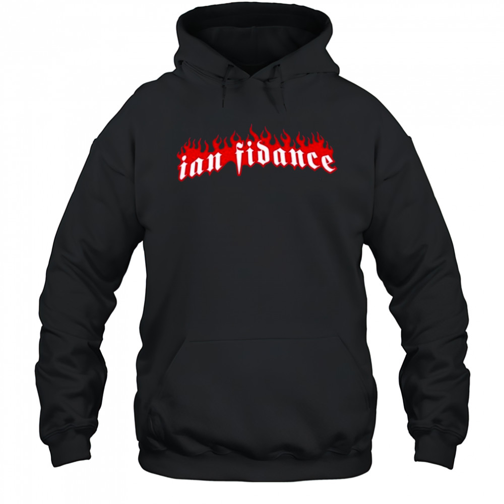 Ian Fidance Flames Logo T-shirt Hoodie