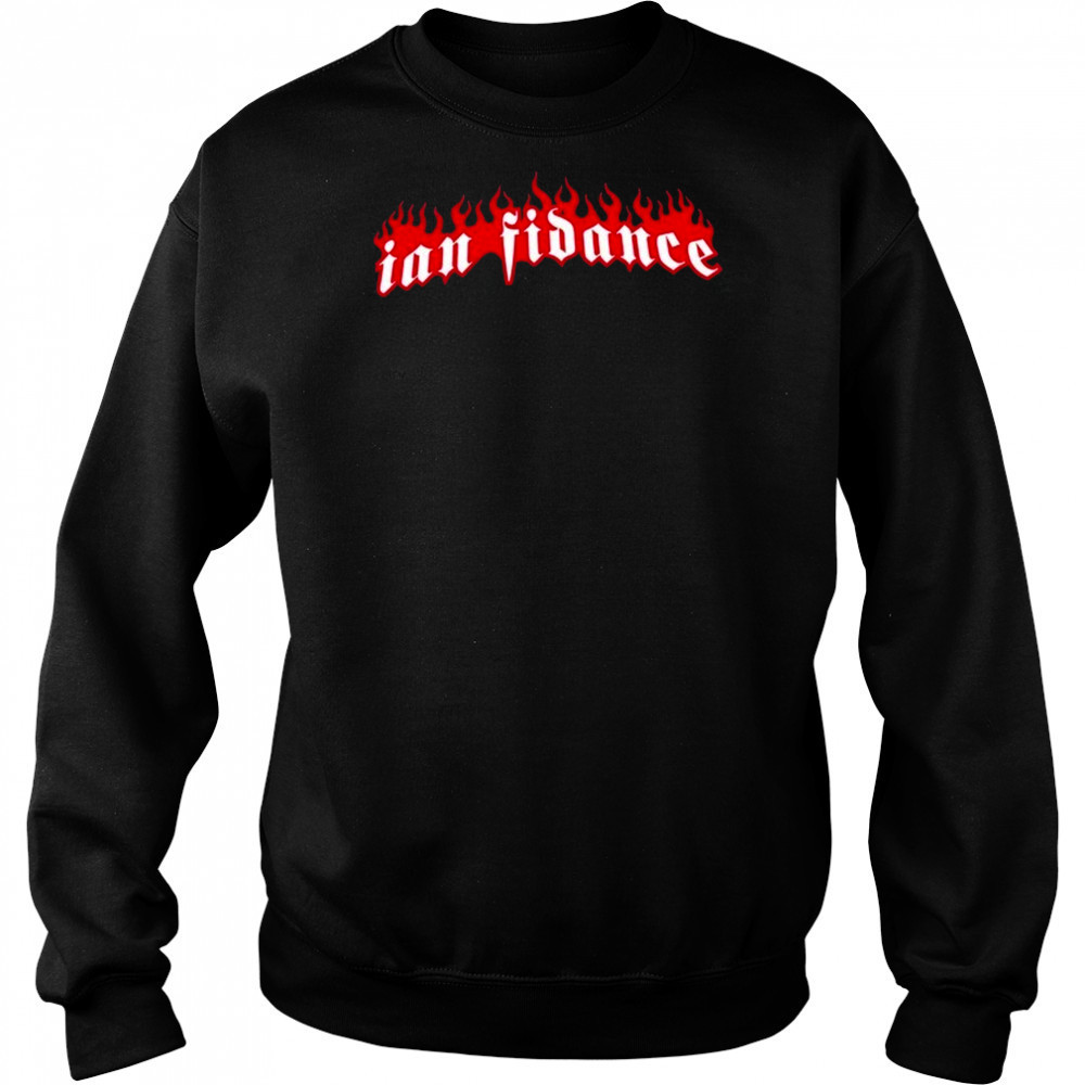 Ian Fidance Flames Logo T-shirt Hoodie