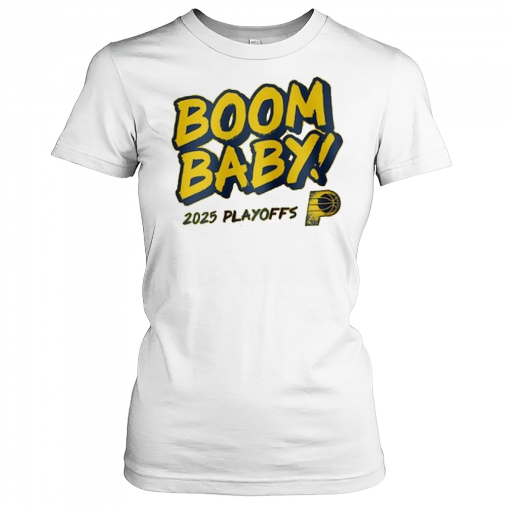 Indiana Pacers 2025 Playoffs Boom Baby Shirt Women's T-shirt