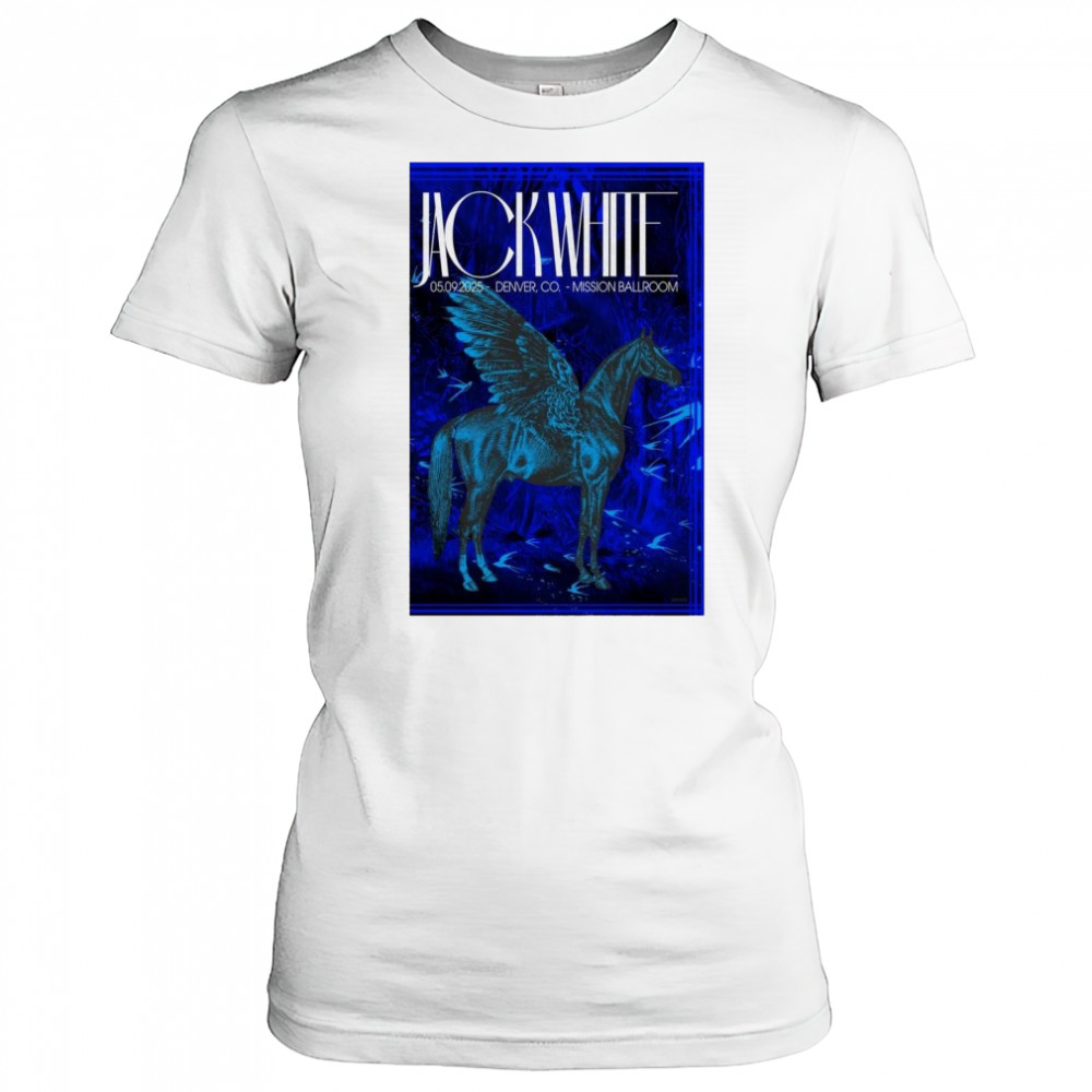 Jack White Mission Ballroom Denver CO May 9 2025 Concert t-shirt Women's T-shirt