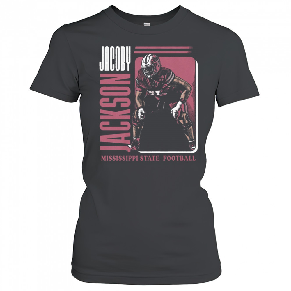 Jacoby Jackson Mississippi State Bulldogs football NCAA Division I Portrait t-shirt Women's T-shirt