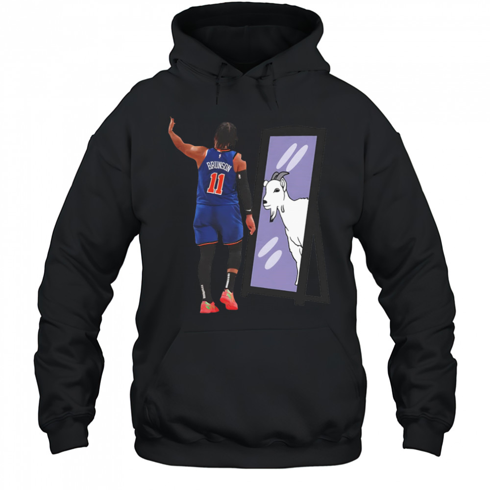 Jalen Brunson Goat mirror shirt Hoodie