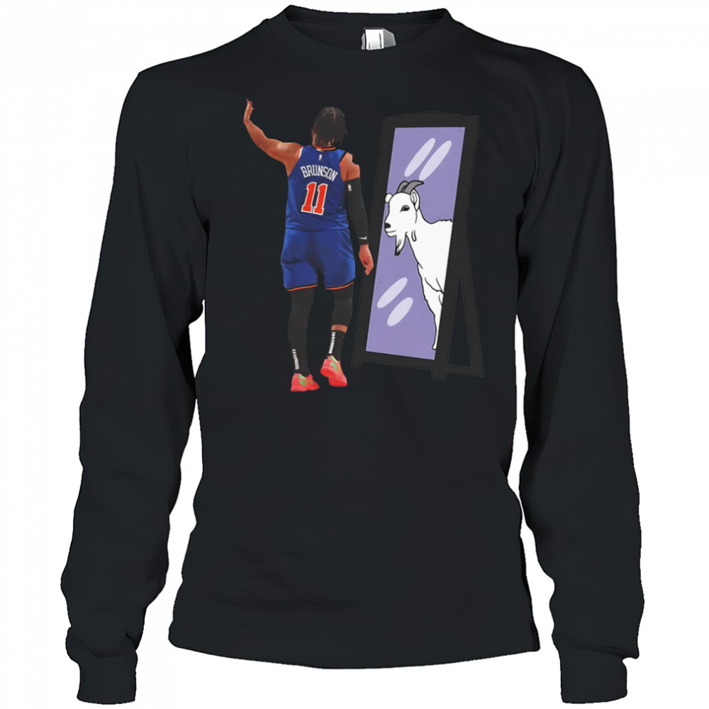 Jalen Brunson Goat mirror shirt Long Sleeved