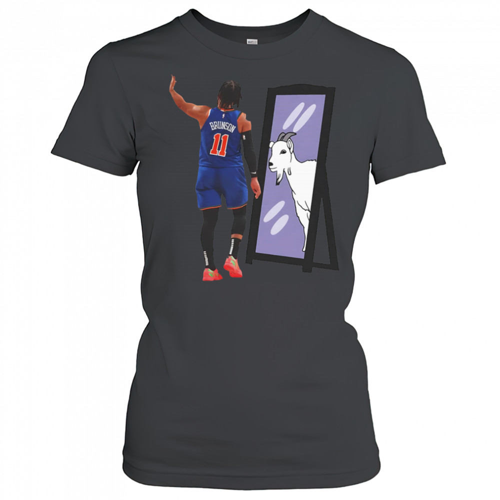 Jalen Brunson Goat mirror shirt Women's T-shirt