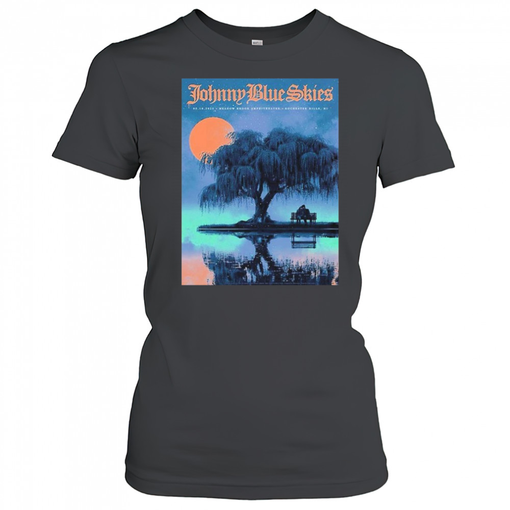 Johnny Blue Skies For Show Tonight In Rochester Hills Michigan At Meadow Brook Amphitheatre On May 10 2025 T-shirt Women's T-shirt
