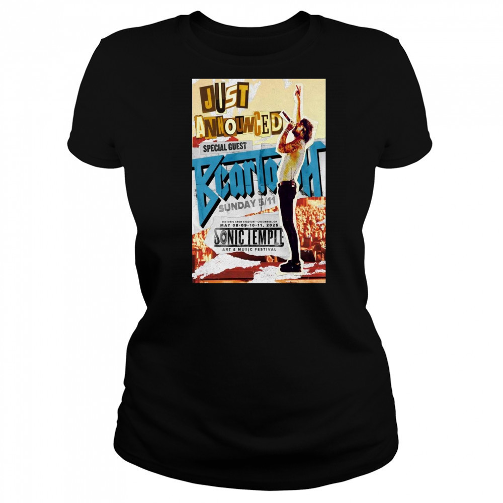 Just Announced Historic Crew Stadium Columbus OH Tour Beartooth Sunday May 08-11 2025 Poster t-shirt Women's T-shirt