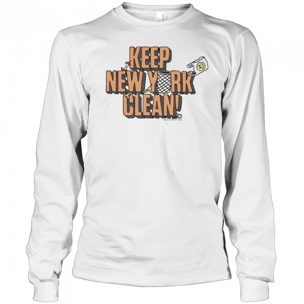 Keep New York Clean T-Shirt Long Sleeved