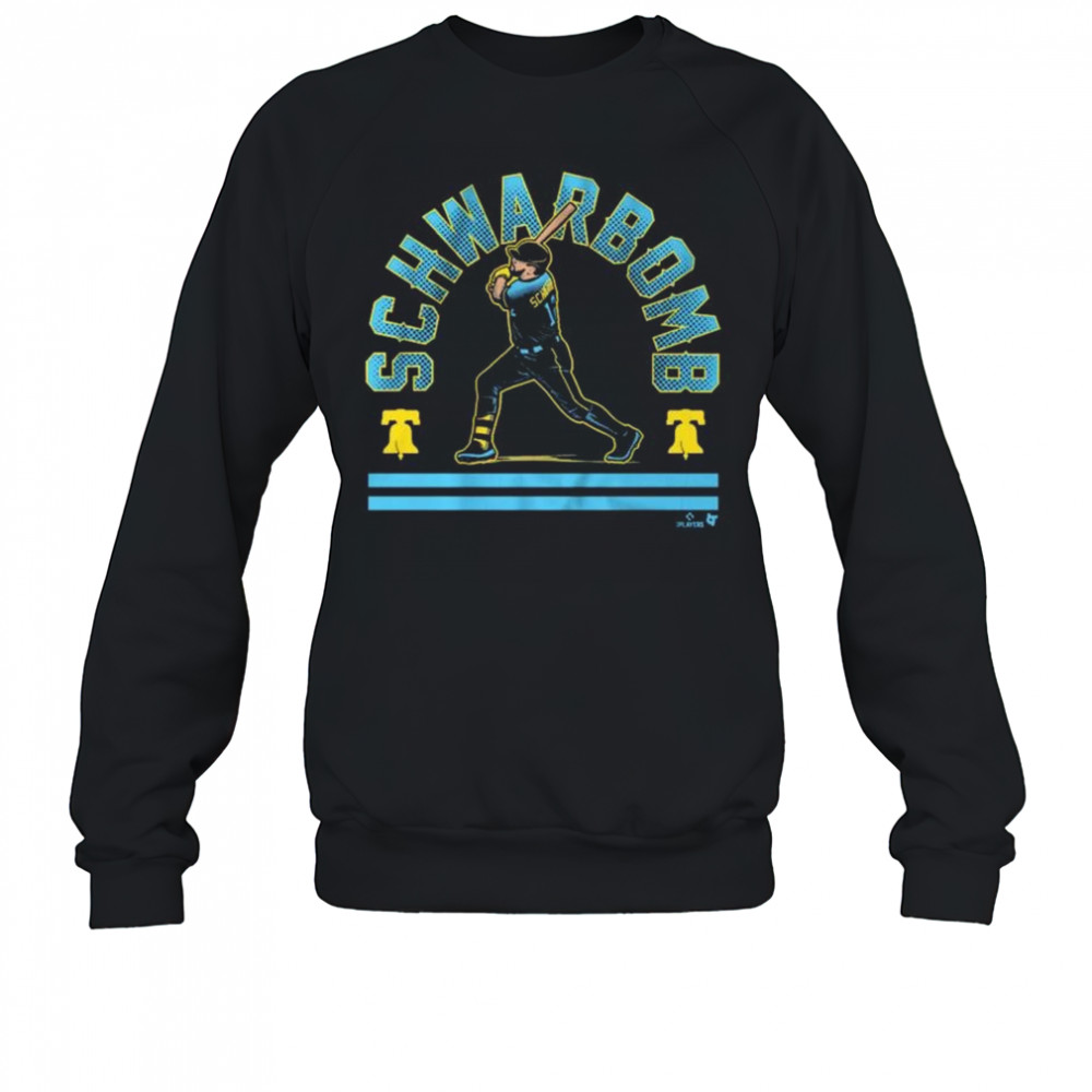 Kyle Schwarber Schwarbomb Philly City Edition Philadelphia Phillies t-shirt Sweatshirt