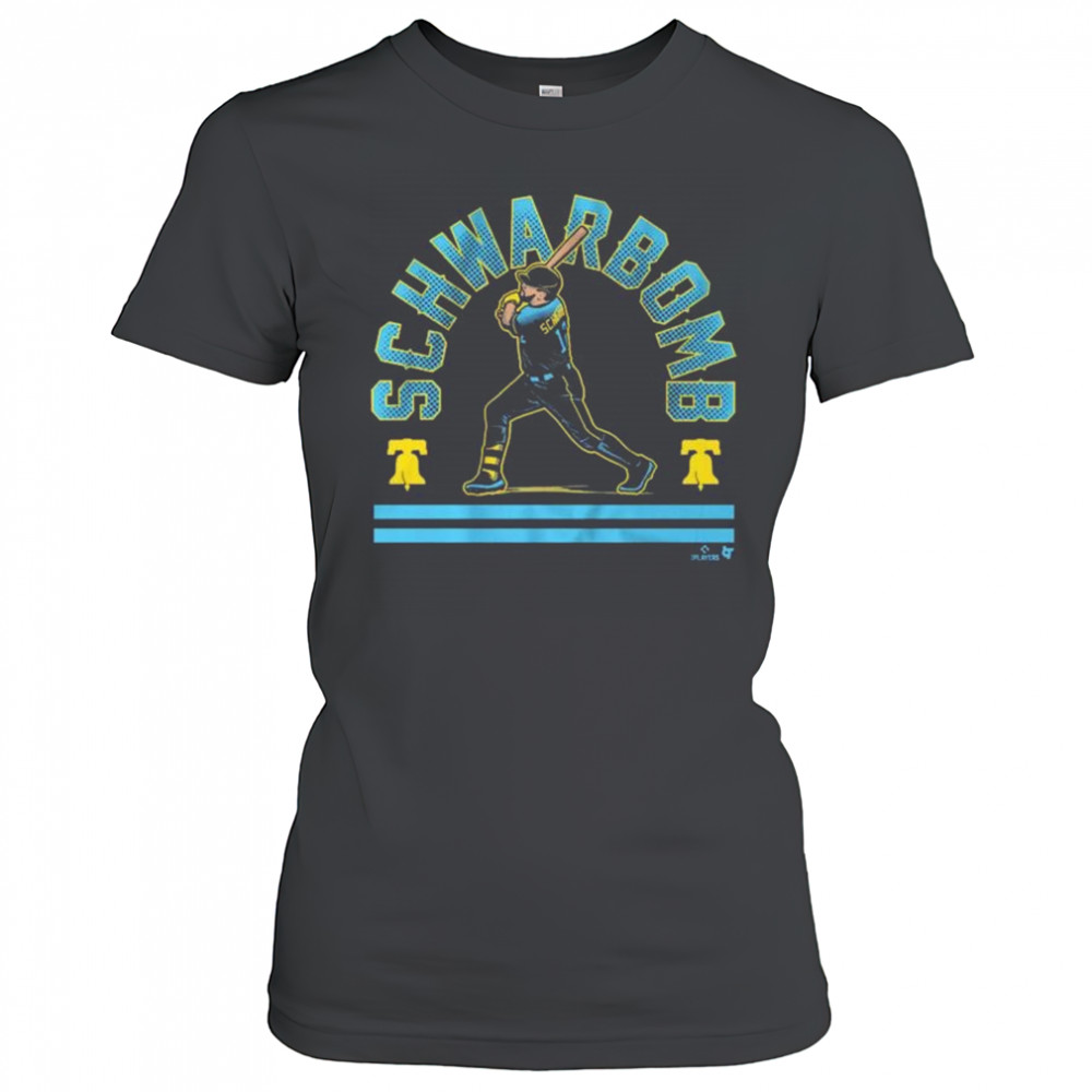 Kyle Schwarber Schwarbomb Philly City Edition Philadelphia Phillies t-shirt Women's T-shirt