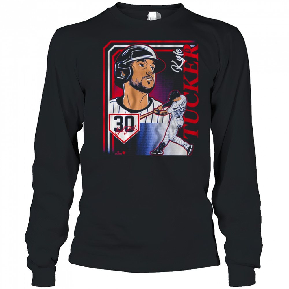 Kyle Tucker 30 Collage Frame Chicago Cubs MLB Signature t-shirt Long Sleeved