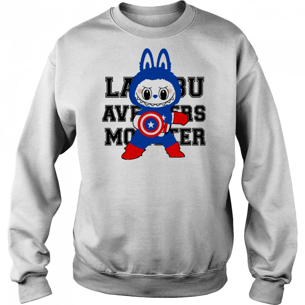 Labubu Avengers Labubu Captain America shirt Hoodie