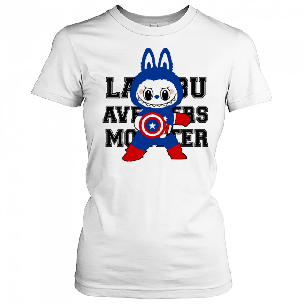 Labubu Avengers Labubu Captain America shirt Women's T-shirt