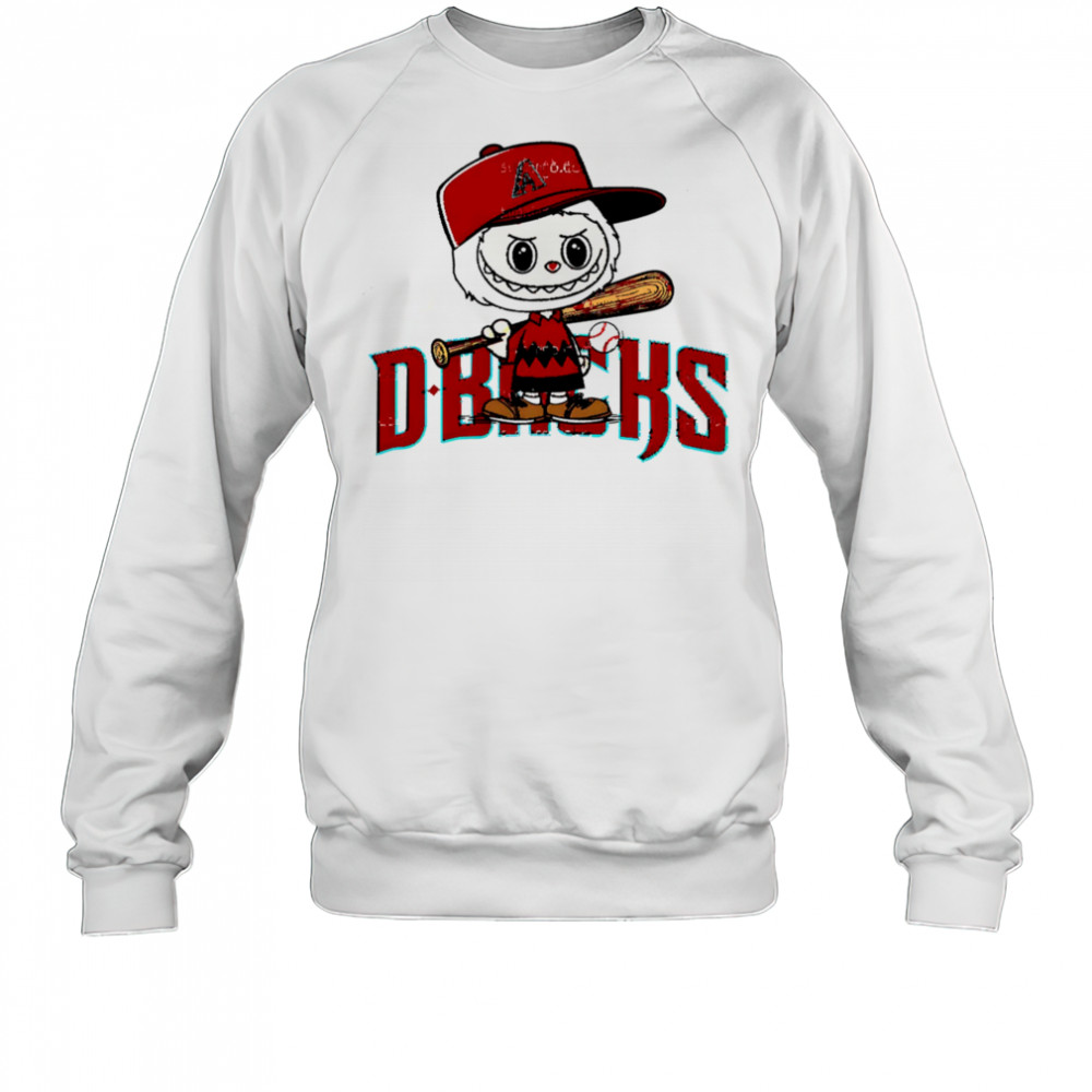 Labubu Charlie Brown Arizona Diamondbacks shirt Sweatshirt