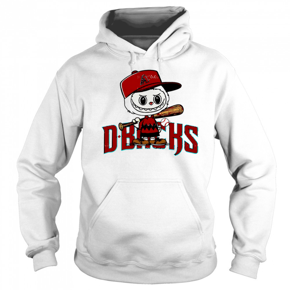 Labubu Charlie Brown Arizona Diamondbacks shirt Sweatshirt