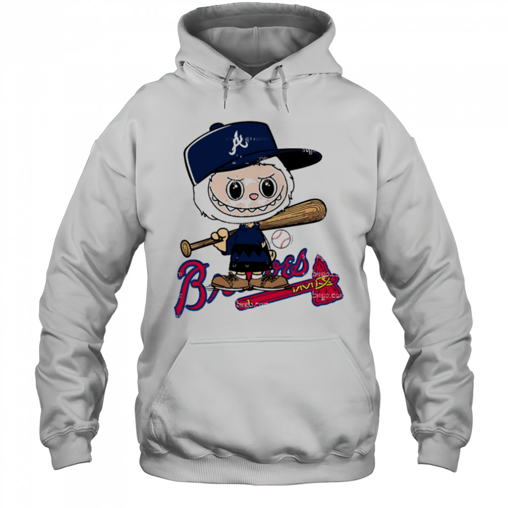 Labubu Charlie Brown Atlanta Braves shirt Hoodie