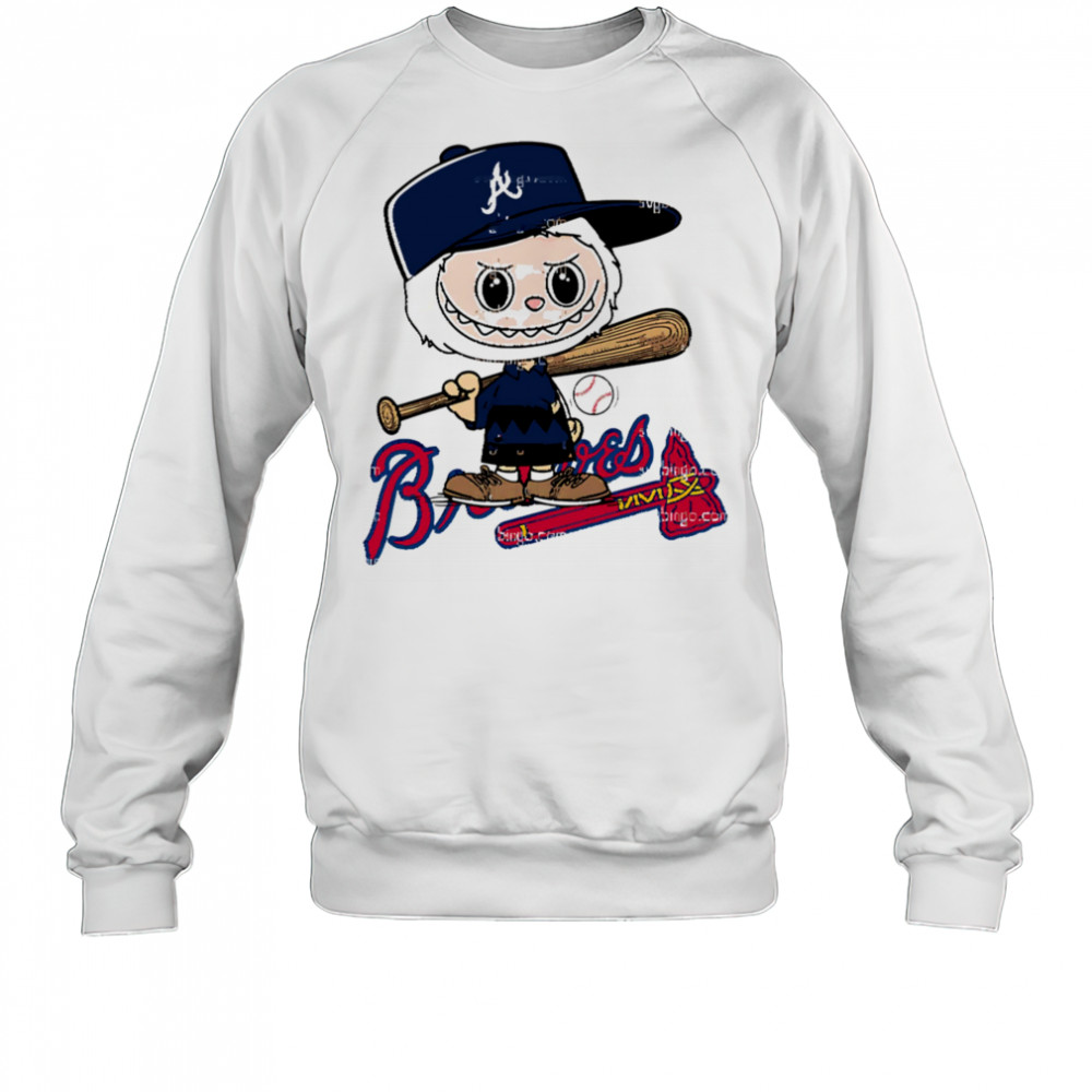 Labubu Charlie Brown Atlanta Braves shirt Sweatshirt