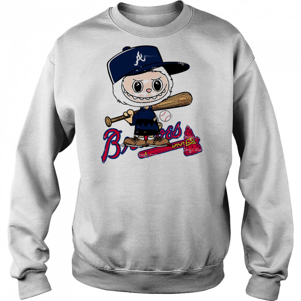 Labubu Charlie Brown Atlanta Braves shirt Hoodie