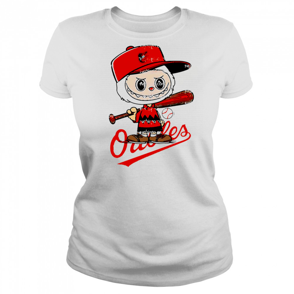 Labubu Charlie Brown Baltimore Orioles shirt Women's T-shirt
