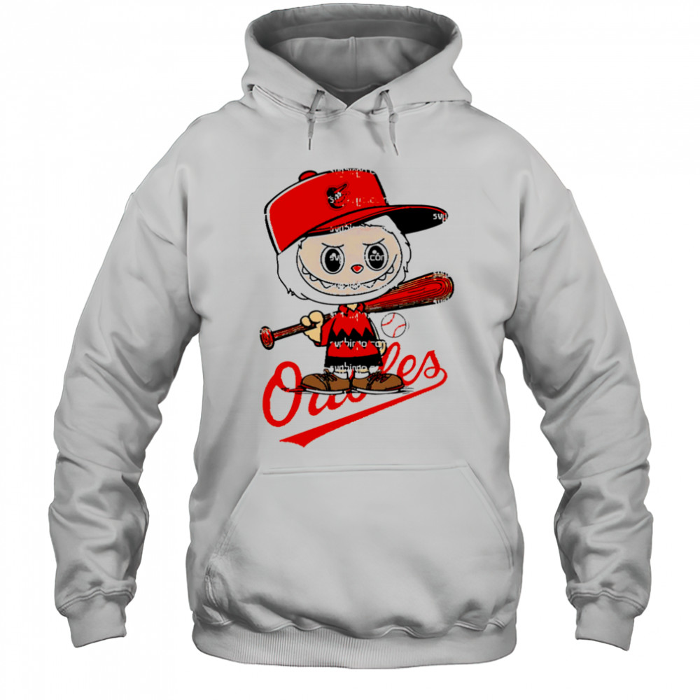 Labubu Charlie Brown Baltimore Orioles shirt Hoodie