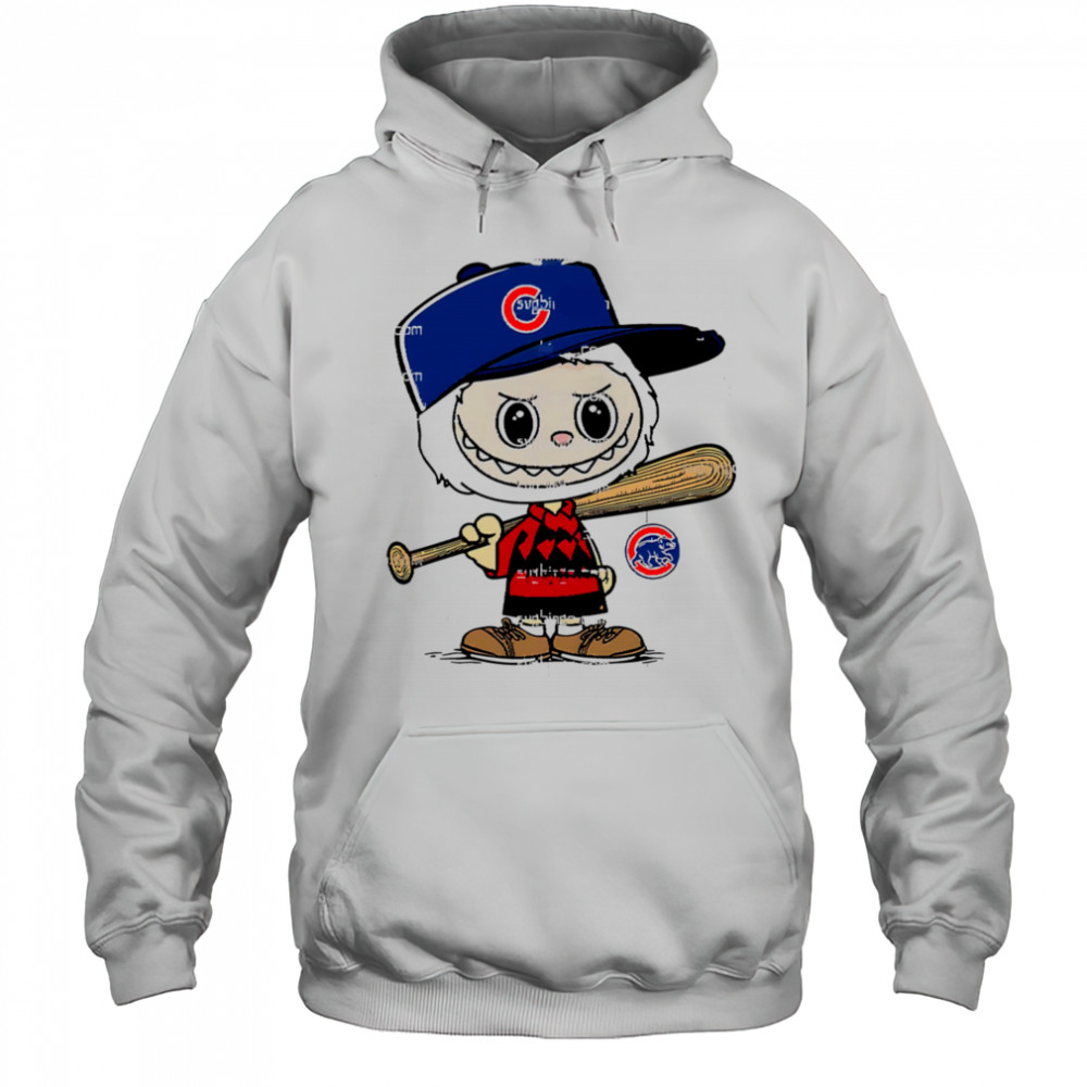 Labubu Charlie Brown Chicago Cubs shirt Hoodie
