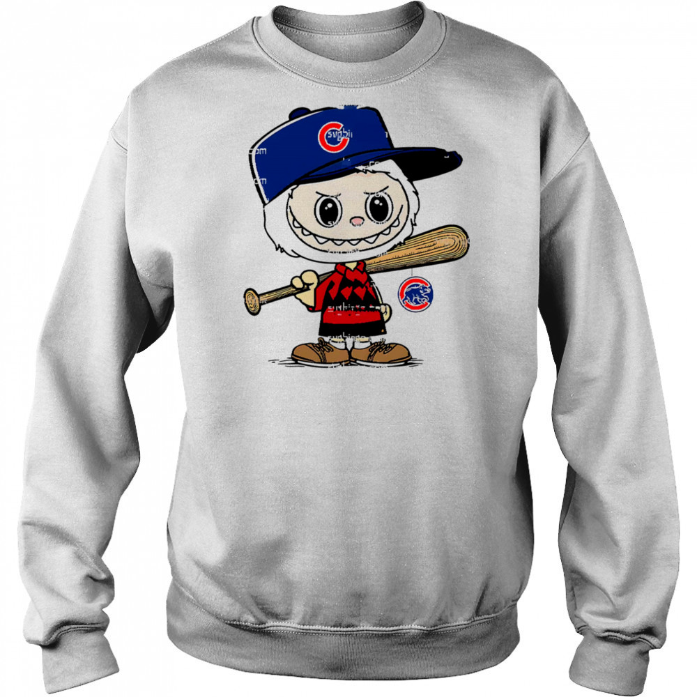 Labubu Charlie Brown Chicago Cubs shirt Hoodie