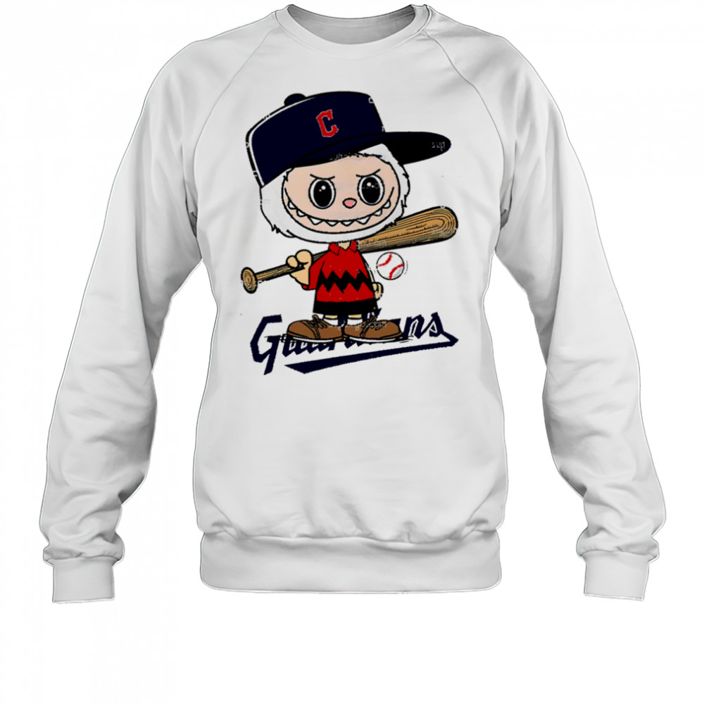 Labubu Charlie Brown Cleveland Guardians shirt Sweatshirt