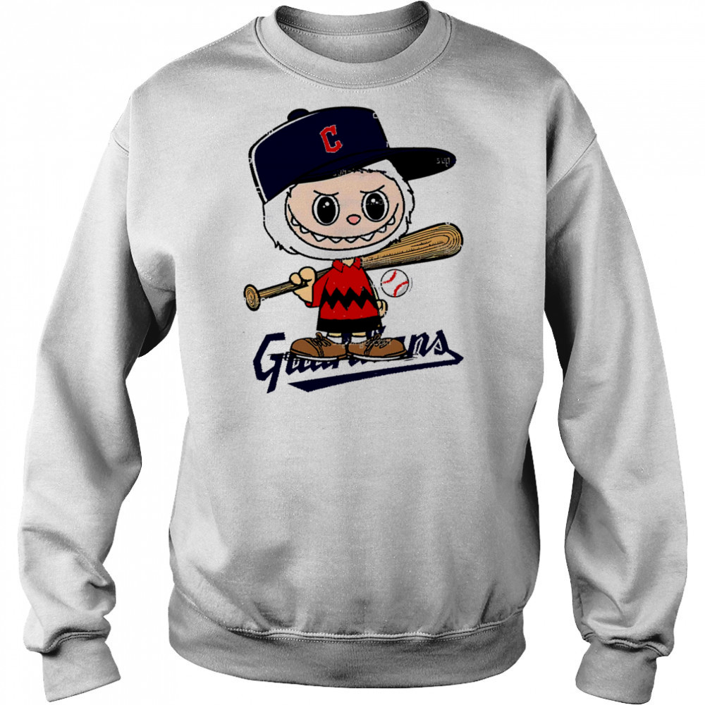 Labubu Charlie Brown Cleveland Guardians shirt Hoodie