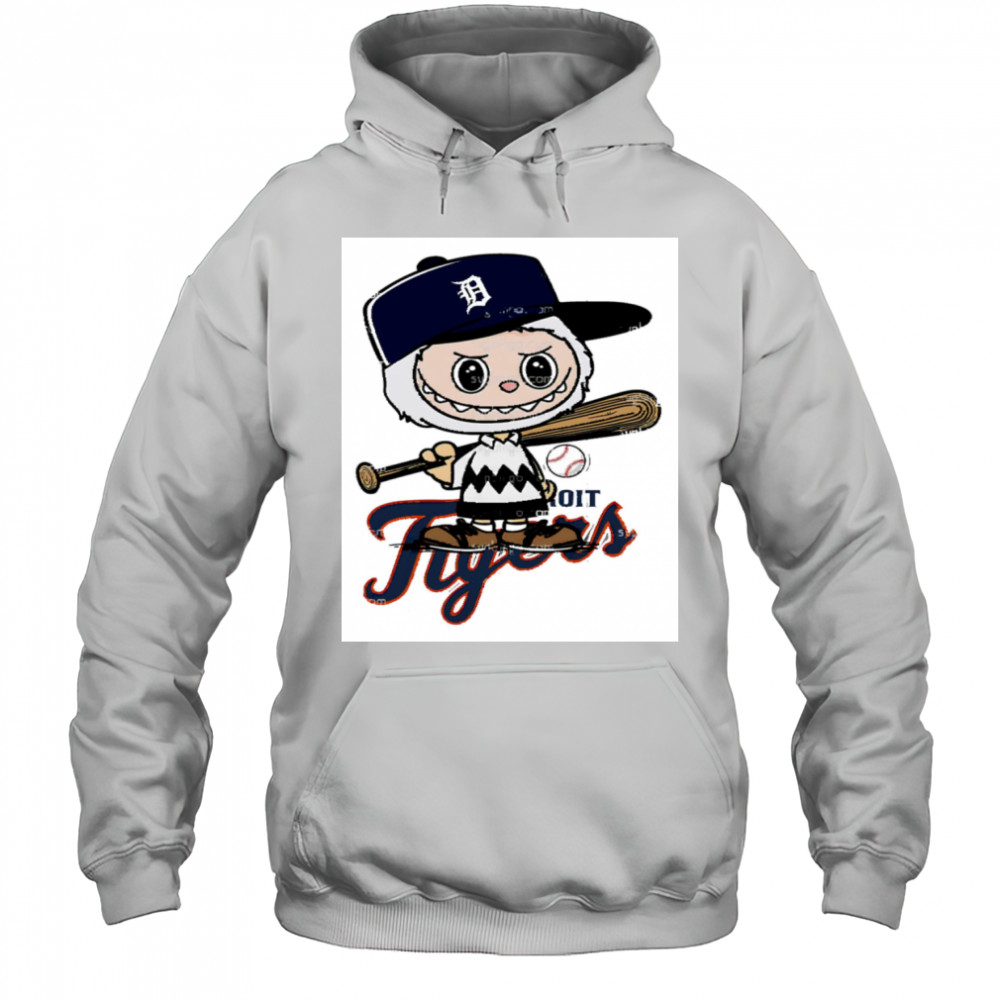 Labubu Charlie Brown Detroit Tigers shirt Hoodie