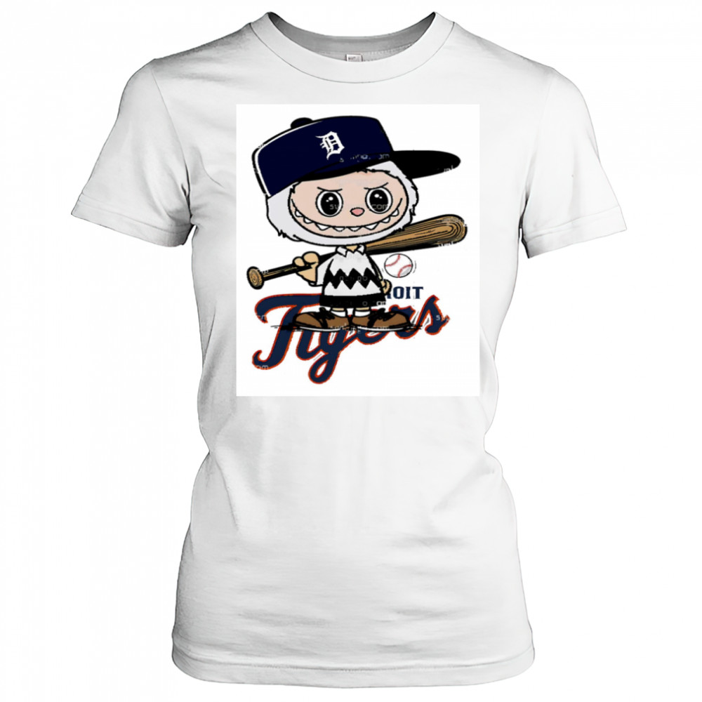 Labubu Charlie Brown Detroit Tigers shirt Women's T-shirt