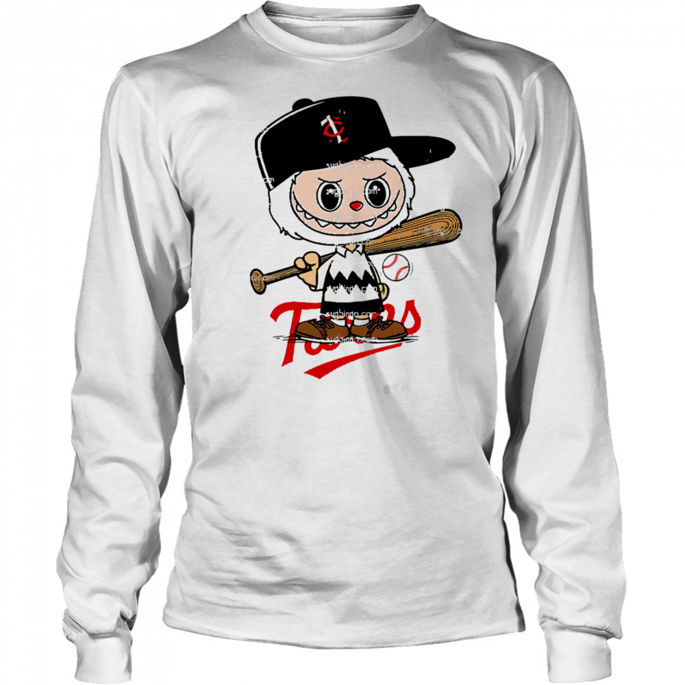 Labubu Charlie Brown Minnesota Twins shirt Long Sleeved