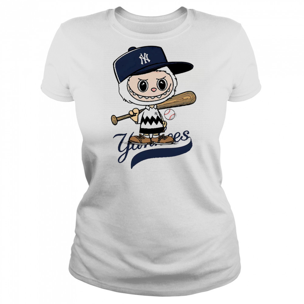 Labubu Charlie Brown New York Yankees shirt Women's T-shirt