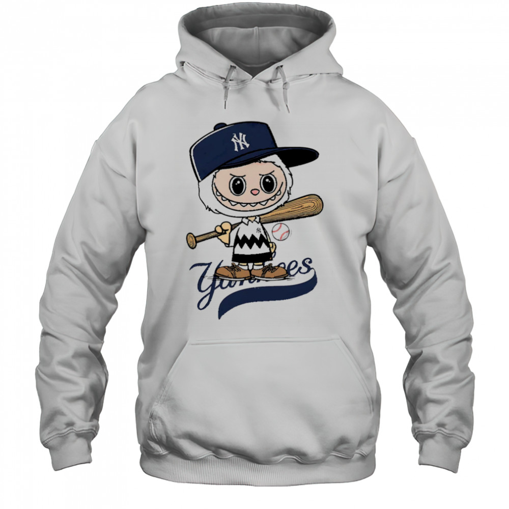 Labubu Charlie Brown New York Yankees shirt Hoodie
